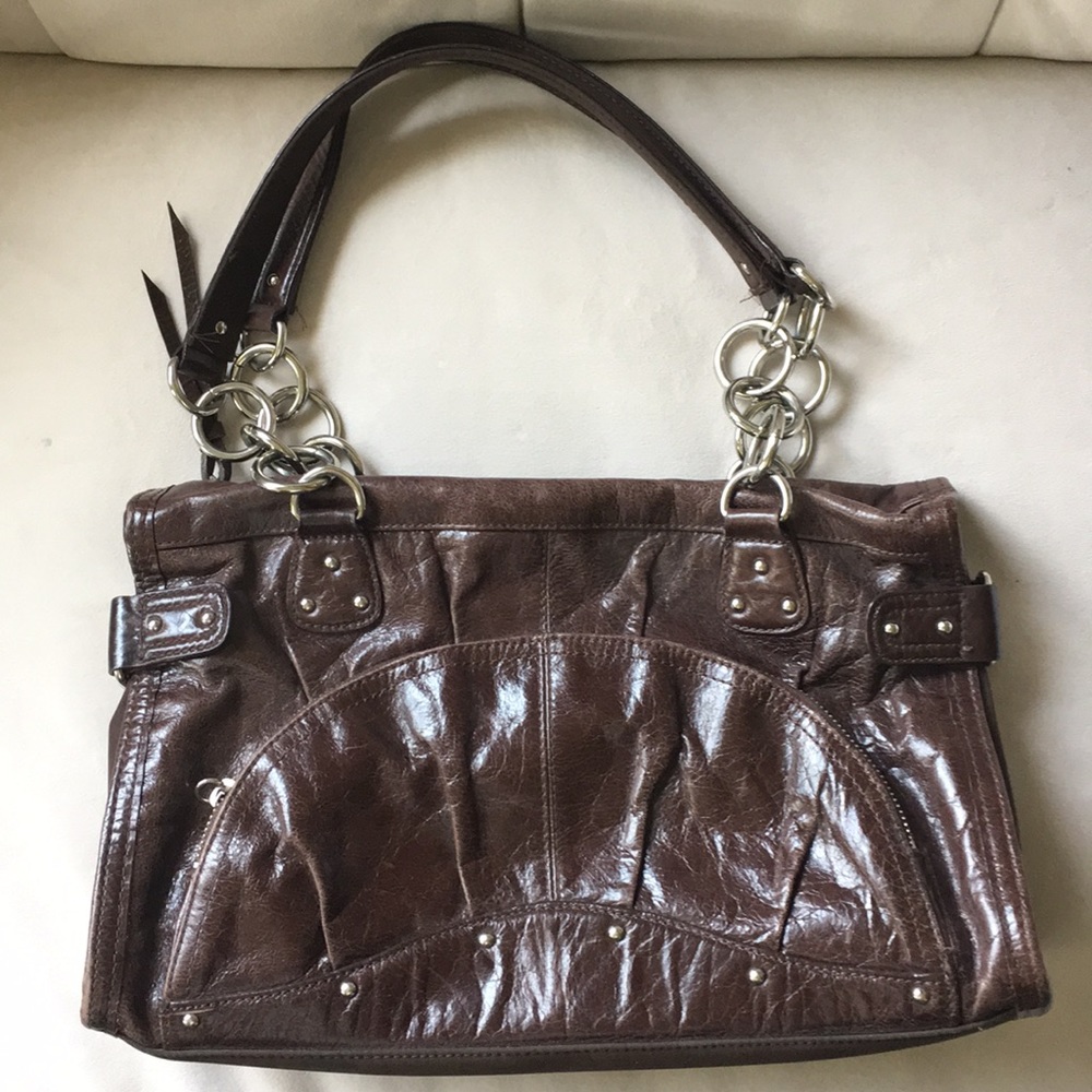Brown Leather Handbag
